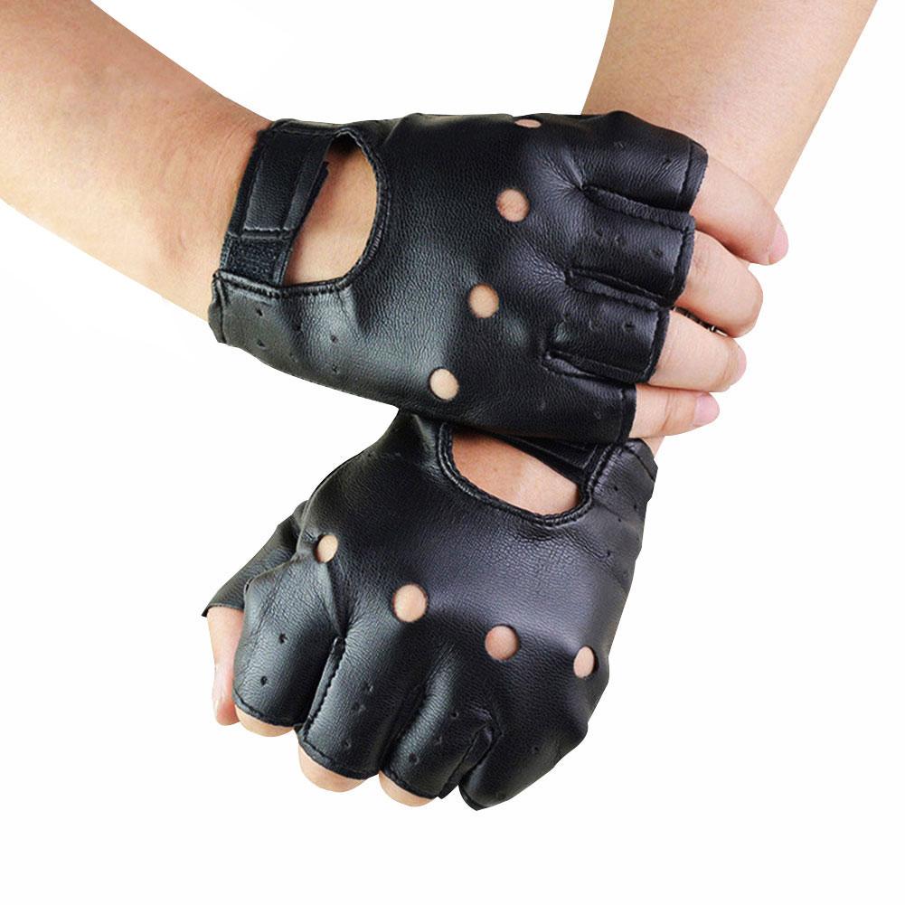 Workout Glove Gym - Punk Gloves Men Half Finger Punk