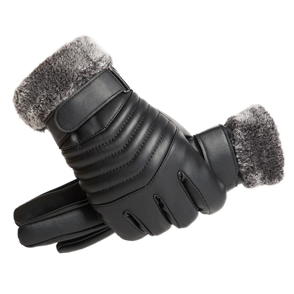 Gardening Glove Waterproof - Gloves Winter MEN'S Fur Mouth Plush