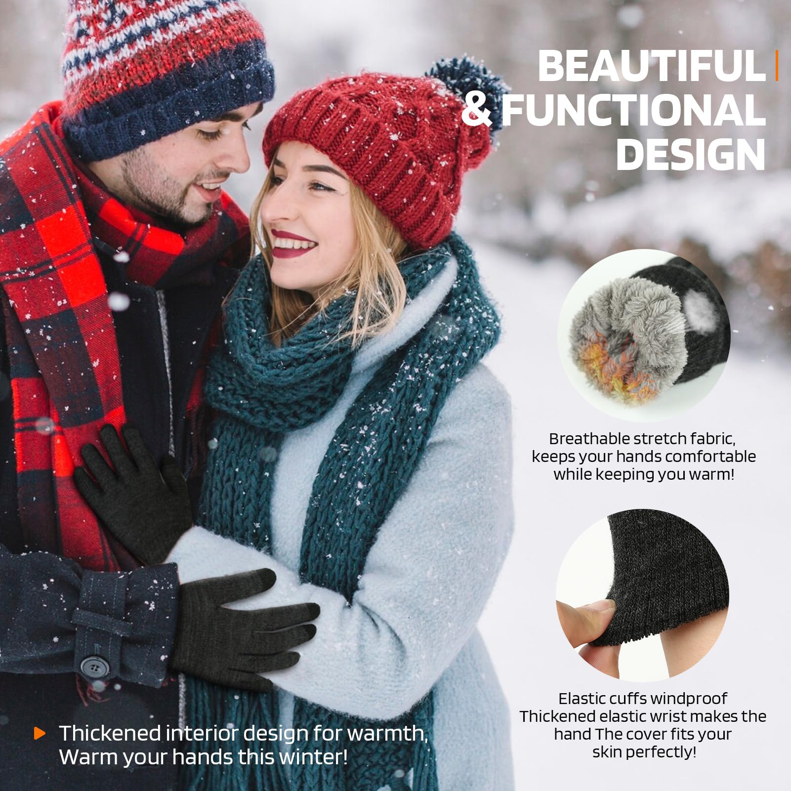 1-5Pairs Winter Outdoor Sports - Workout Glove Gym ulasan dan harga