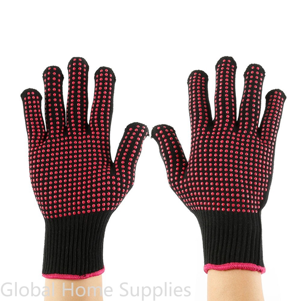 Barbecue Anti-scald Gloves Mic - Oven Mitt Silicone ulasan dan harga