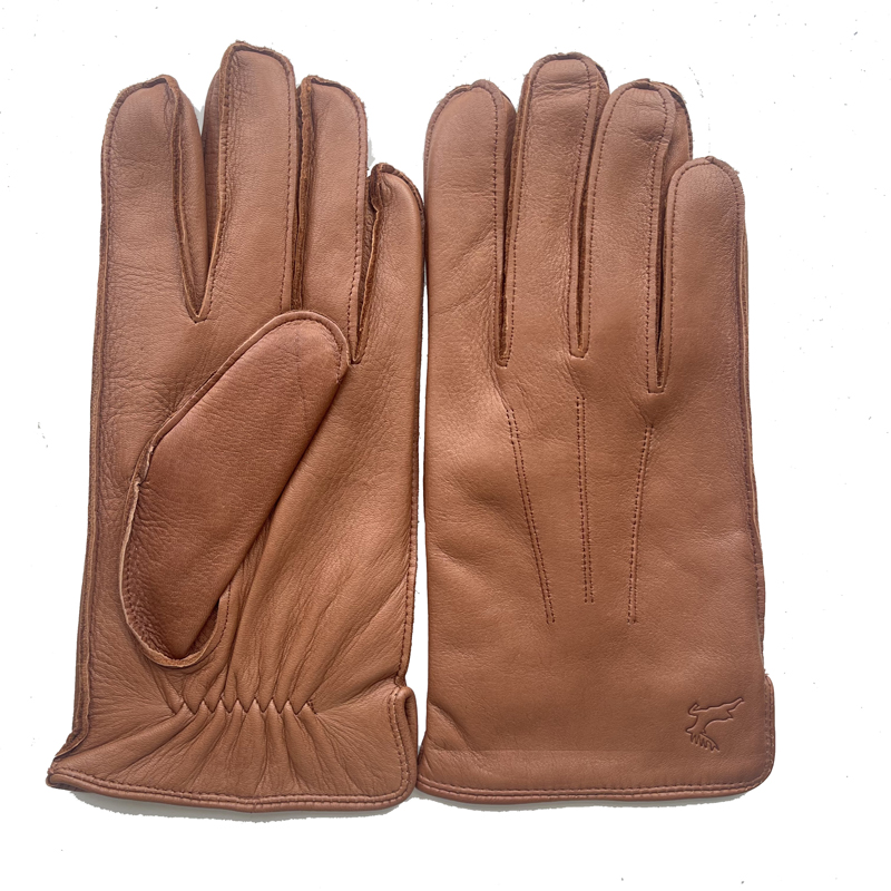 High Grade Man Deerskin Leathe - Wool Glove Lined ulasan dan harga