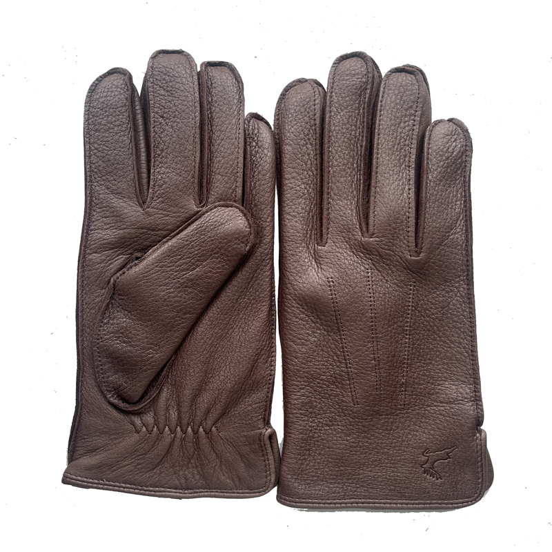 High Grade Man Deerskin Leathe - Wool Glove Lined ulasan dan harga