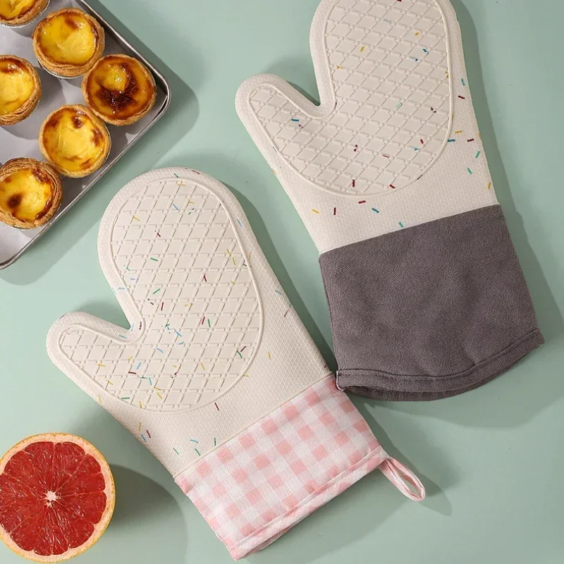 Microwave Ovens Heat Resistant - Oven Mitt Silicone ulasan dan harga