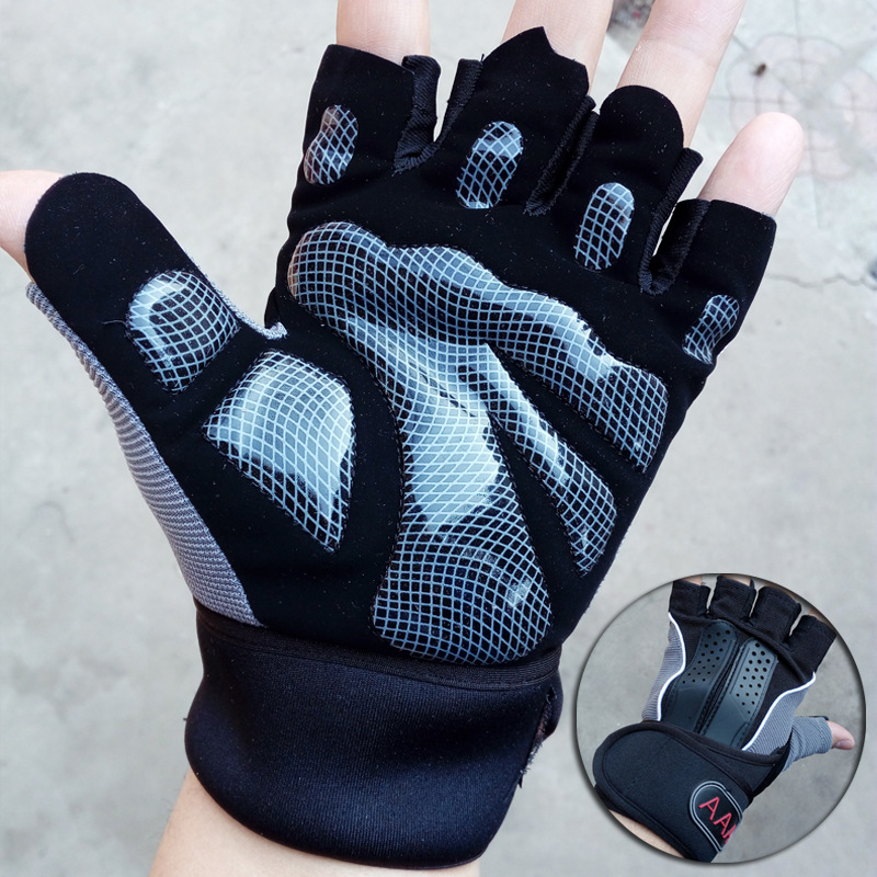 Half Finger Guantes Protective - Workout Glove Gym ulasan dan harga