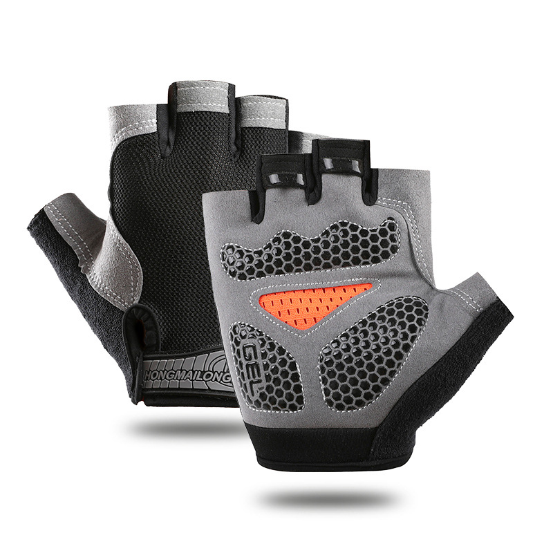 Half Finger Gel Weight Lifting - Workout Glove Gym ulasan dan harga