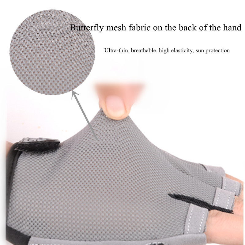 Half Finger Gel Weight Lifting - Workout Glove Gym ulasan dan harga