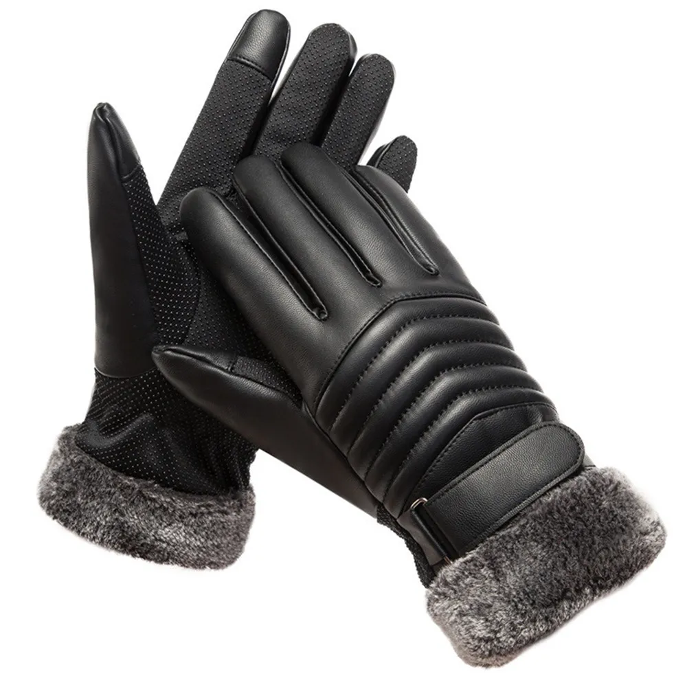 Gloves Winter MEN'S Fur Mouth  - Gardening Glove Waterproof ulasan dan harga